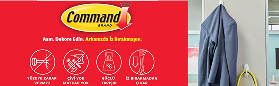 3M Command 17081 Orta Boy Askı